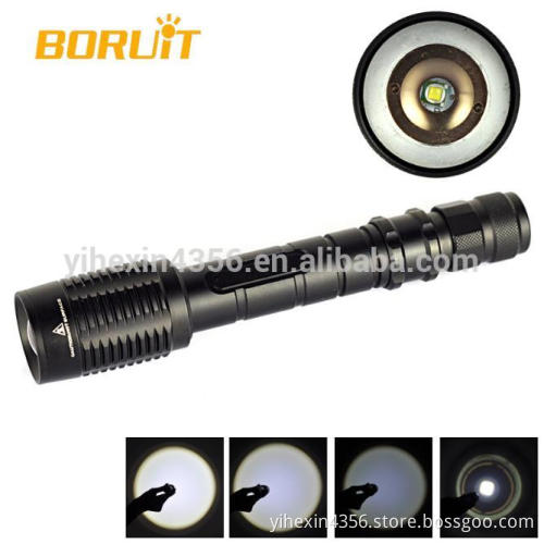 1800 Lumen Rechargeable Zoom Super Bright Led Tactical Flashlight For Camping